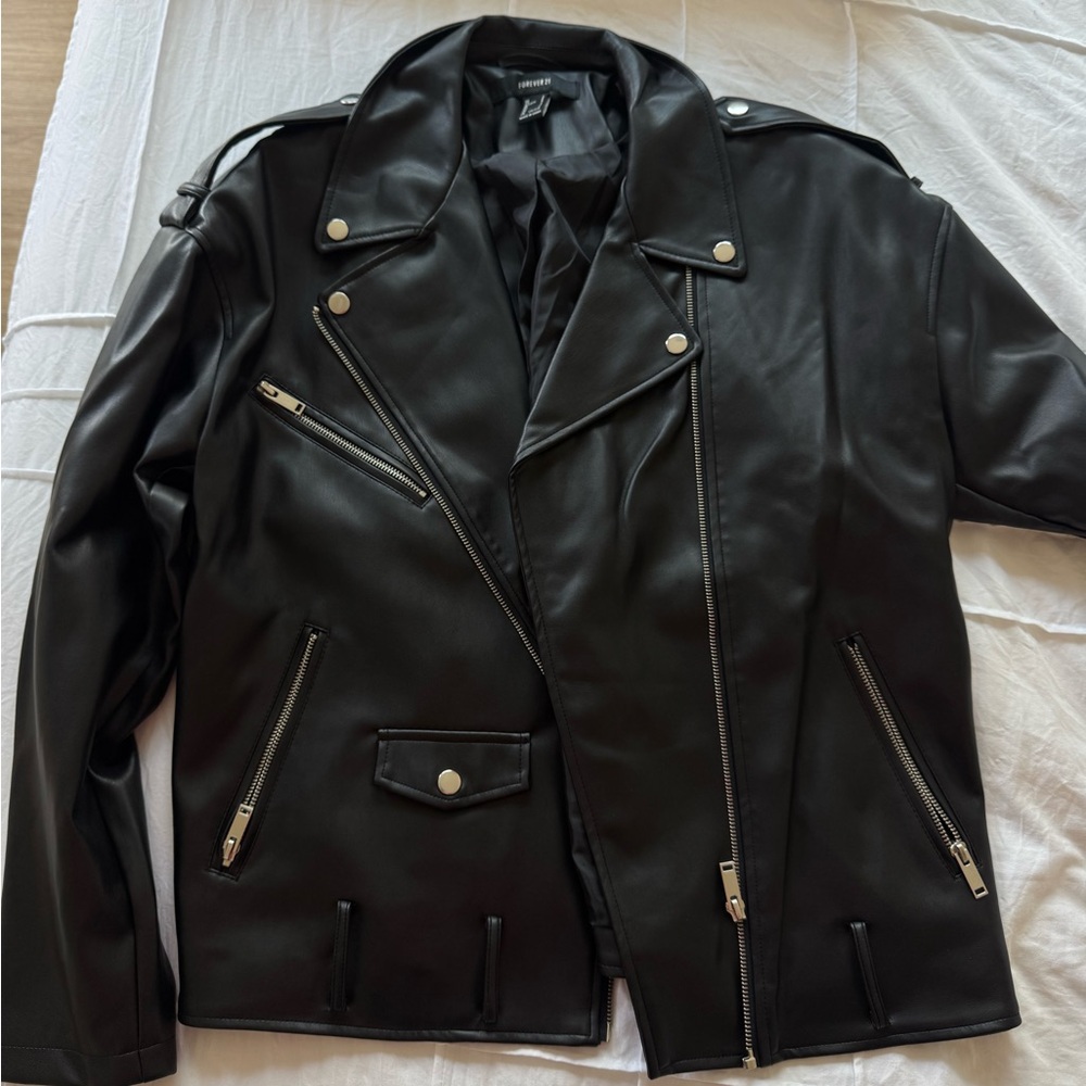 Forever 21 Black Leather Jacket